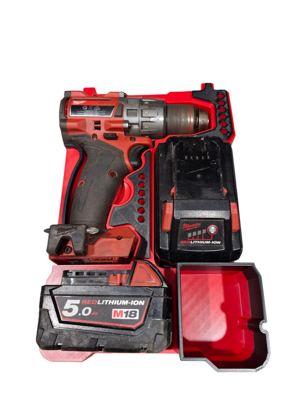 Milwaukee M18 FUEL Drill Packout Insert, Tool Organizer