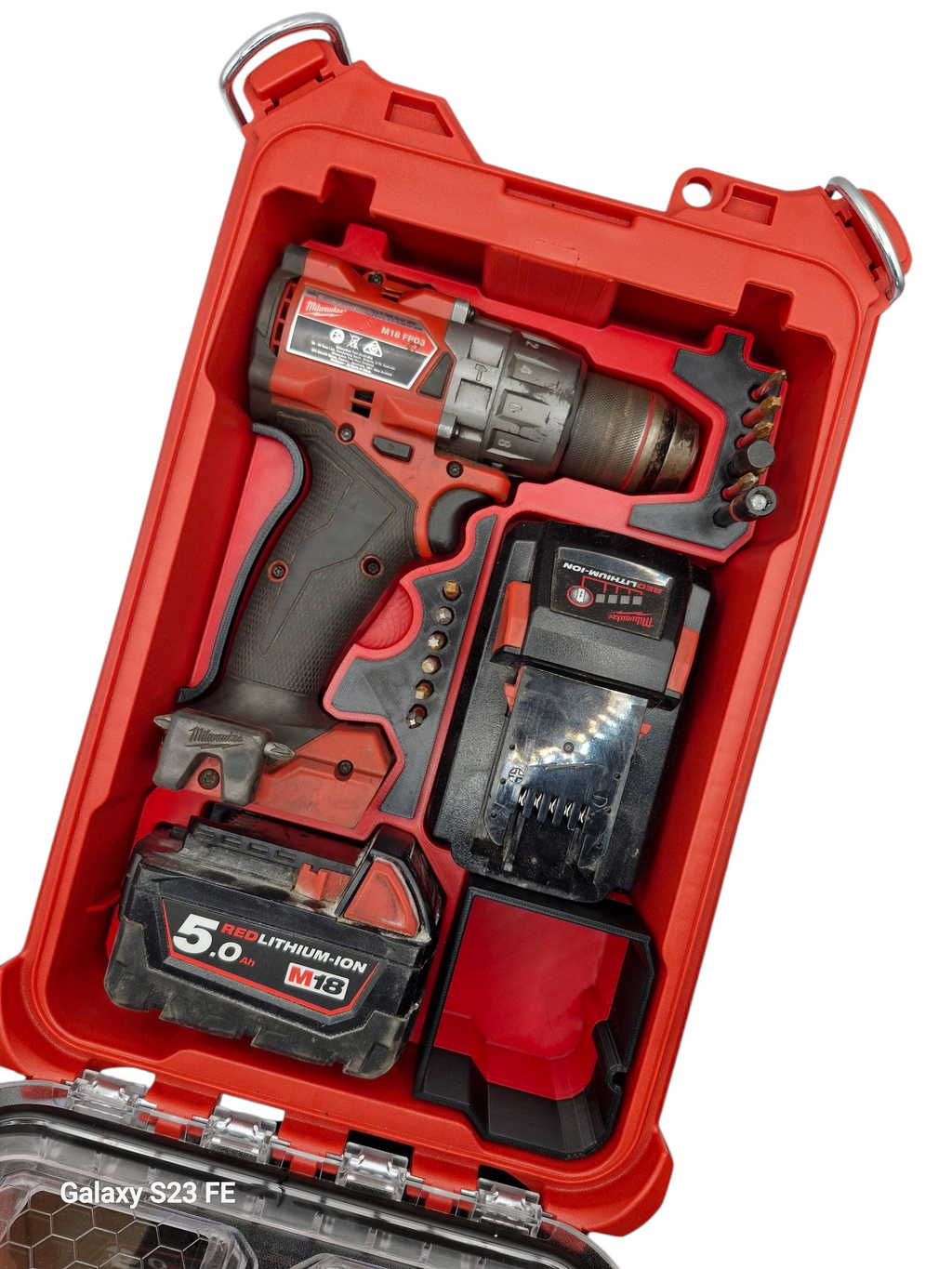 Milwaukee M18 FUEL Drill Packout Insert, Tool Organizer