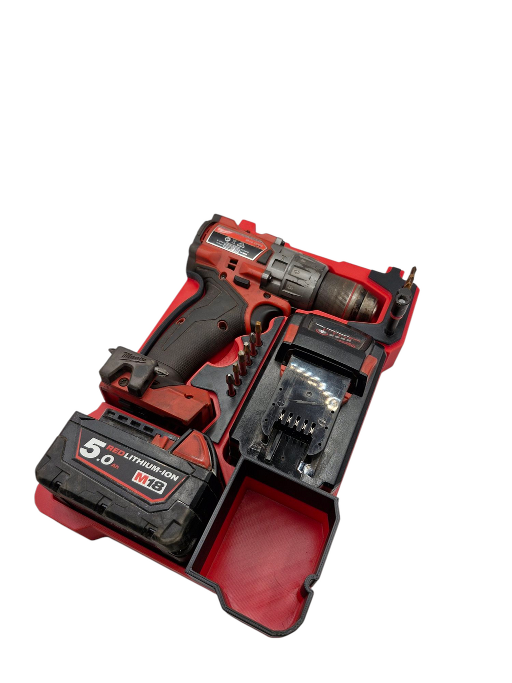 Milwaukee M18 FUEL Drill Packout Insert, Tool Organizer