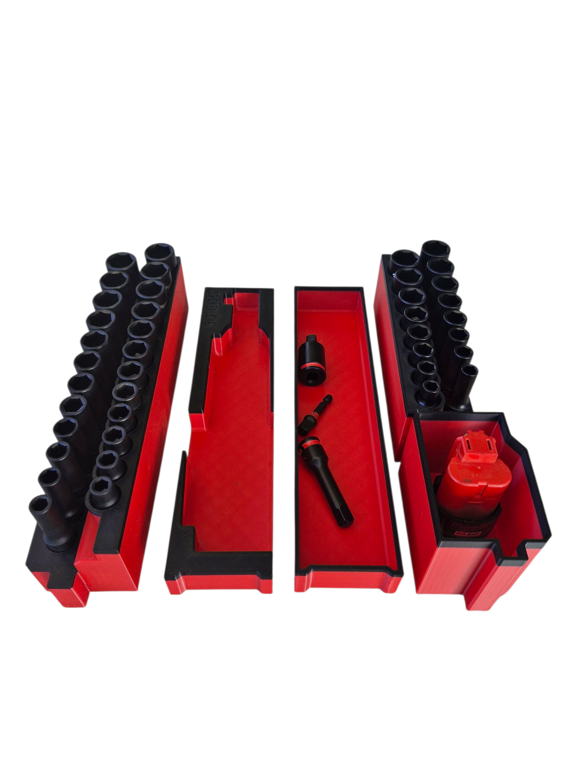 M12 Ratchet & 3/8 Socket set INSERT for Milwaukee Packout Organizer