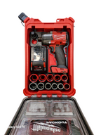 Milwaukee M18 FUEL Mid-Torque Impact + 11 or 9 pce Lug Nut Insert