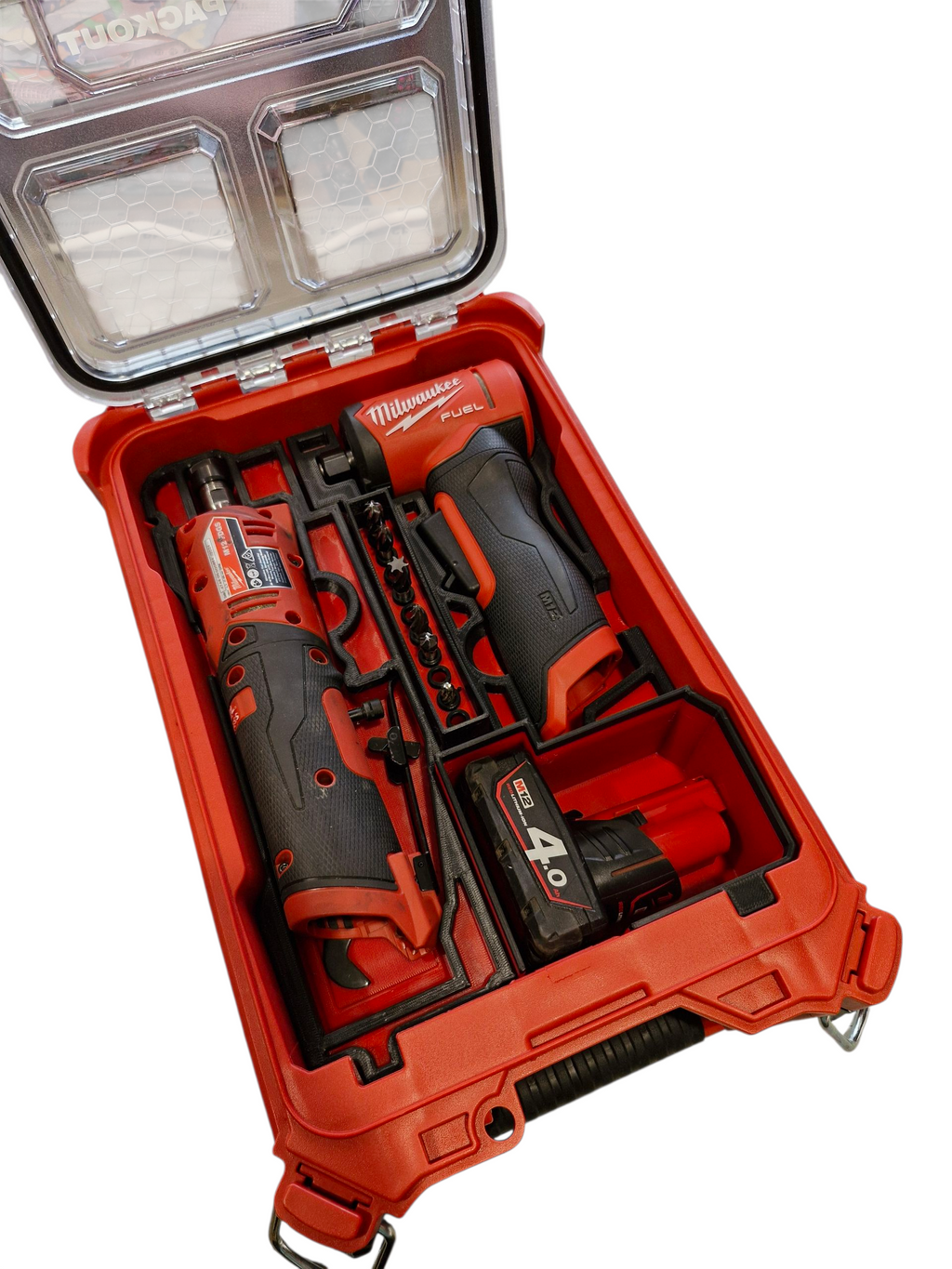 Milwaukee M12 Gen 2 Die Grinder set - Packout Insert Organizer