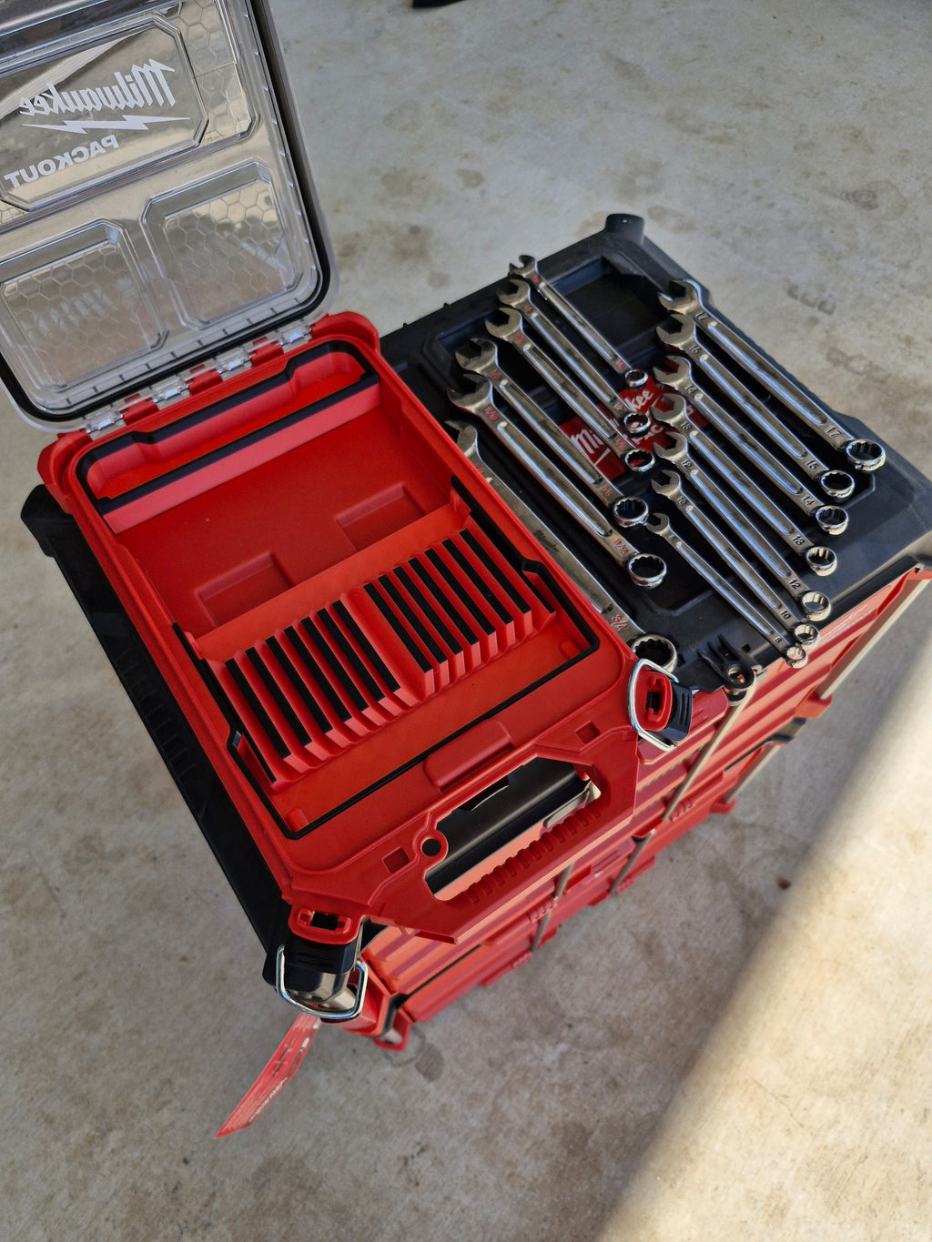 Milwaukee Slim Packout Spanner insert Organiser