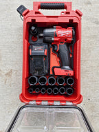 Milwaukee M18 FUEL Mid-Torque Impact + SAE Socket Organiser Insert