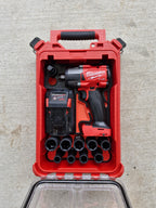 Milwaukee M18 FUEL Mid-Torque Impact + SAE Socket Organiser Insert