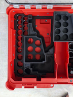 Milwaukee M12 1/2" Stubby impact Insert - Organizer for packout 8430