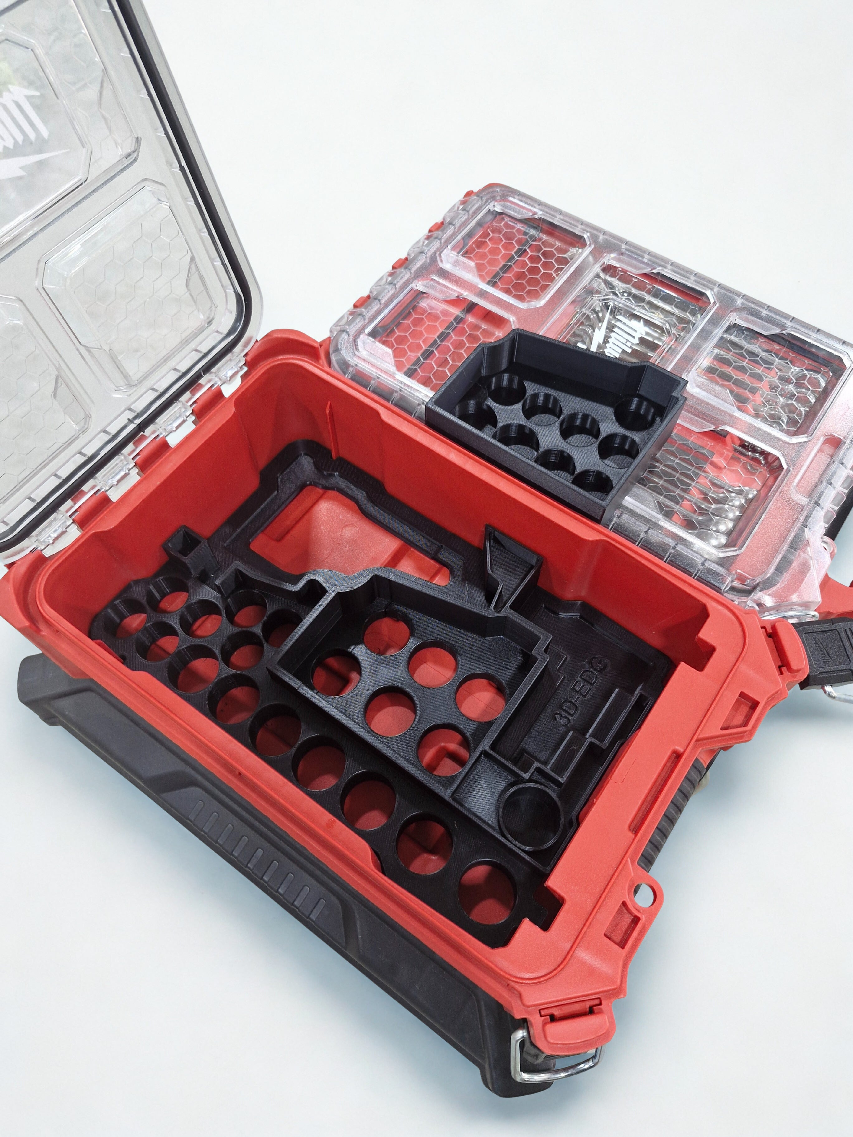 Milwaukee M12 Stubby Impact + Socket Insert - Organizer for Packout 8435