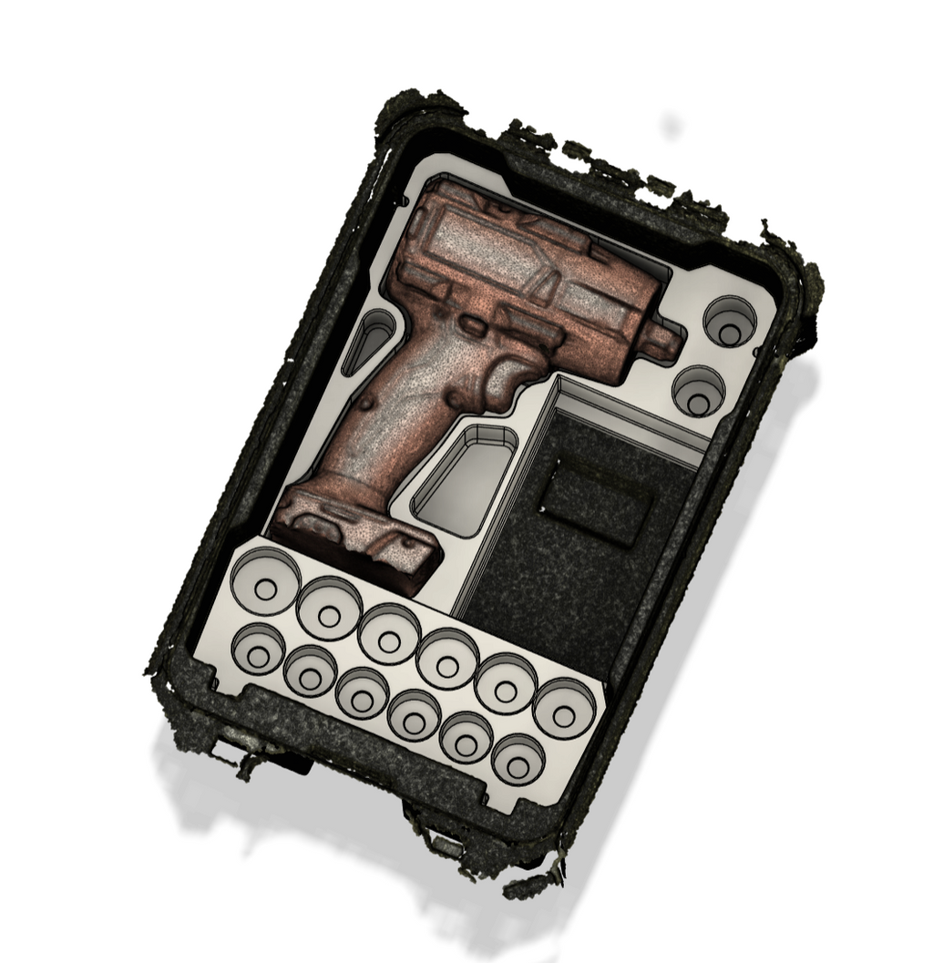 Milwaukee Packout M18 FUEL Mid-Torque Impact - 2962-20 Insert Organiser