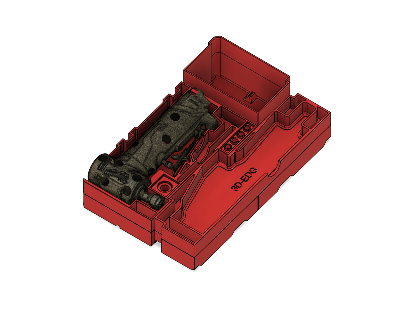 Milwaukee M12 FUEL Die Grinder set Insert for 3 Draw Packout - Organizer