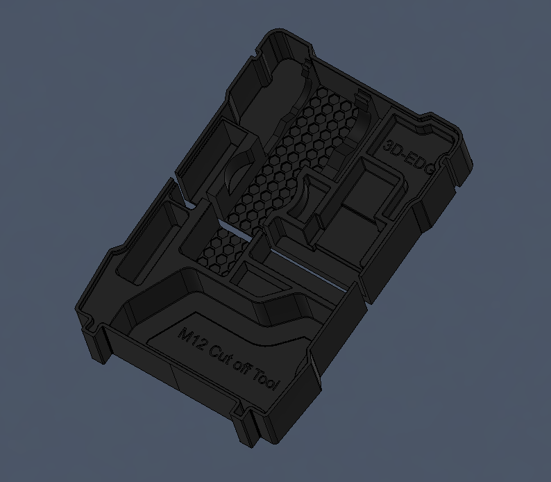 Milwaukee M12 Cut off tool - Organizer for Packout 8435